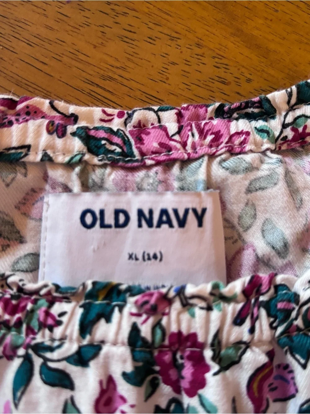 Girls XL (14) Old Navy Floral Blouse